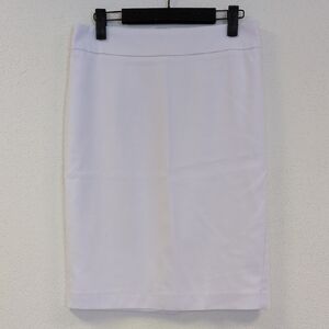 Ann Taylor Elegant White Pencil Skirt